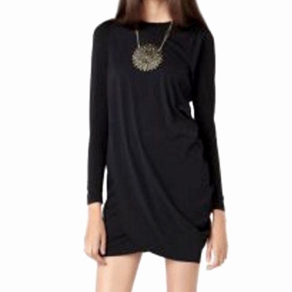🌟HP🌟 BAR III Draped Long Sleeve Sheath Dress XXS
